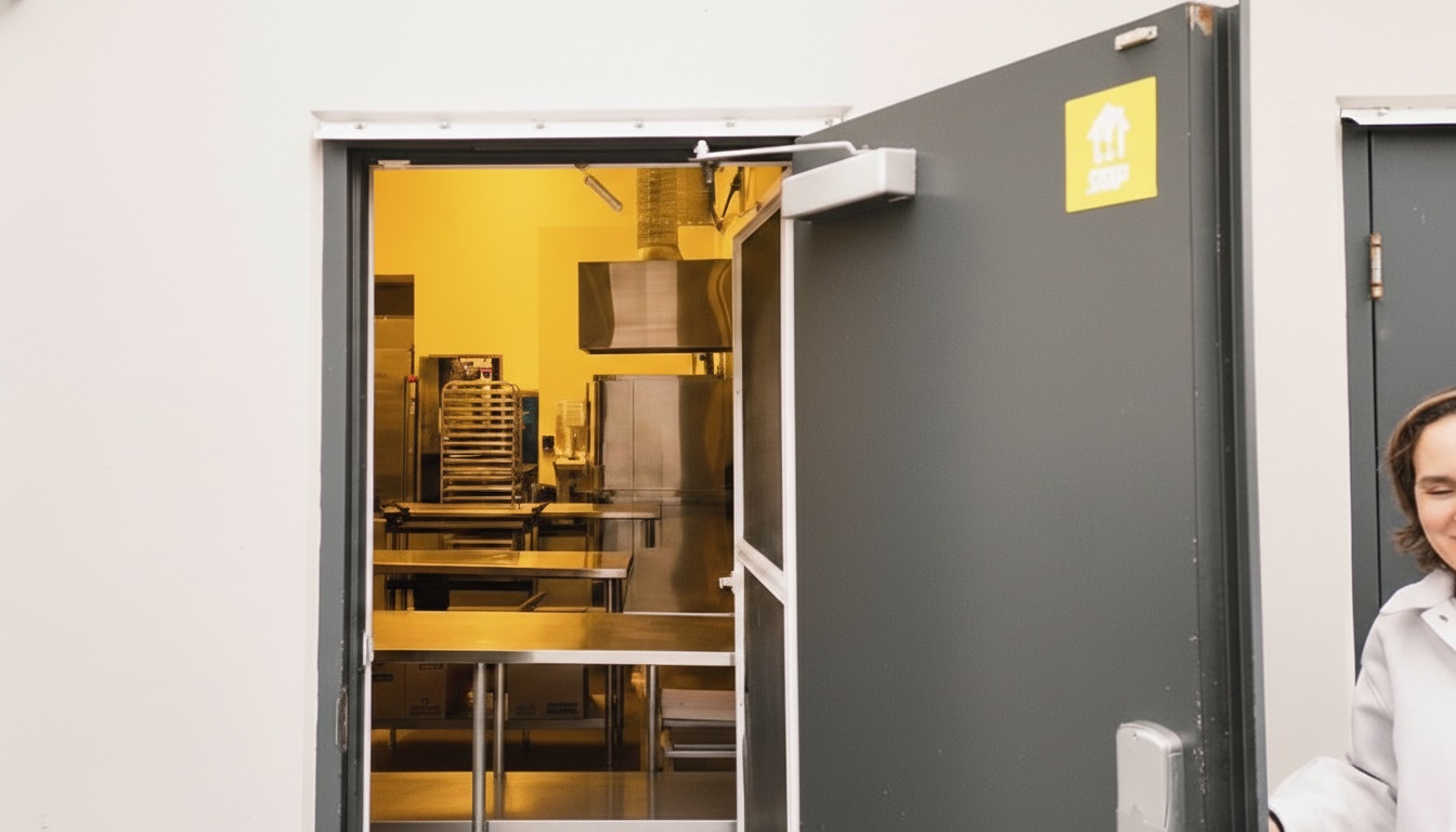 Maria welcoming visitors to Sincerely Kitchen